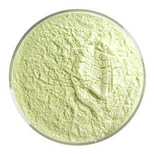 1 lb Spring Green Transparent Frit - Powder, Powder Frit