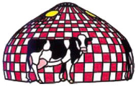 18 Country Chewn Cow Lamp Pattern