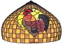 18 Country Rooster Lamp Kit