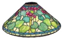 16 Geranium worden lamp pattern