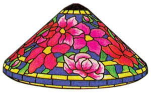 16 Peony T lamp pattern