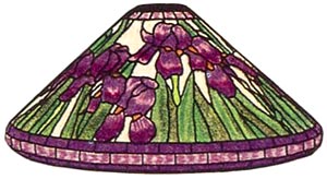 16 Iris lamp pattern