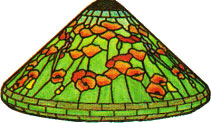 16 Desert poppy worden lamp pattern