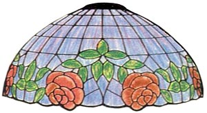 16 Stylized Rose Lamp Pattern