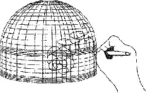 Lamp designing grid for GF13 form