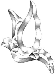 Small Dove Bevel Cluster - Faces Left, Special Order Clusters