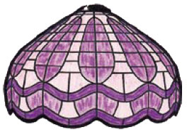 20 Two border geometric lamp pattern