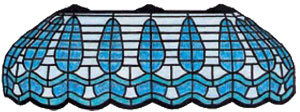 30 Two border geometric worden lamp pattern