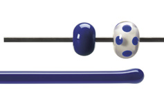 Deep Cobalt Blue Opal Rodz, Bullseye Opalescent Rods