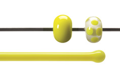 Canary Yellow Opal Rodz, Bullseye Opalescent Rods