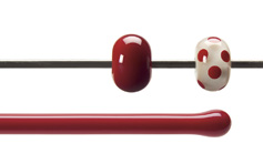 Red Opal Rodz, Bullseye Opalescent Rods