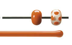 Orange Opal Rodz, Bullseye Opalescent Rods