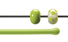 Spring Green Opal Rodz, Bullseye Opalescent Rods