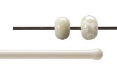 French Vanilla Opal Rodz, Bullseye Opalescent Rods