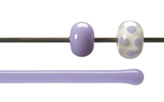 Neo-Lavender Opal Rodz, Bullseye Opalescent Rods