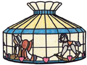 20 Country Kids & Rocking Horses Lamp Pattern