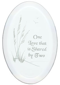 One Love Verse Engraved Bevel, Special Order Other Bevels