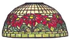 13 Poinsettia worden lamp pattern