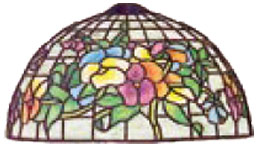 13 Pansy lamp pattern
