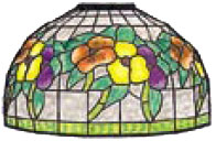 11 Pansy lamp pattern