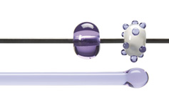 Neo-Lavender Transparent Rodz, Bullseye Transparent Rods
