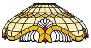 24 Baroque worden Lamp Pattern