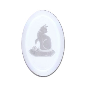 Cat Engraved Bevel, Special Order Animal Bevels