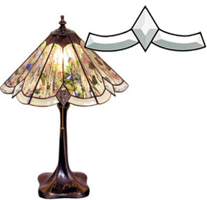 Simplicity Lamp Bevel Cluster