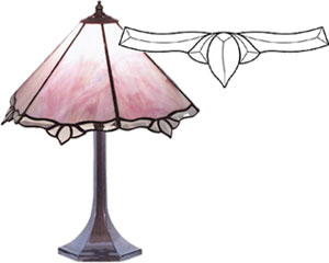 Elegance Lamp Bevel Cluster, Lamp Bevels