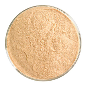 1 lb Red Orange Transparent Frit - Powder, Powder Frit