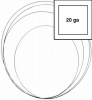 20 Gauge 14K Yellow Gold filled Square Half-hard Wire