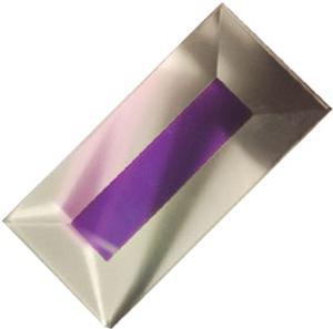 dichroic bevel, 1 x 2, Dichroic Bevels
