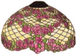 16 ROSE GARLAND LAMP PATTERN