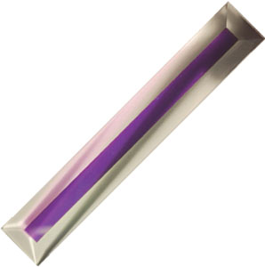 dichroic bevel, 1 x 6, Dichroic Bevels