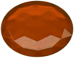 30mm x 40mm amber faceted jewel, Faceted Jewels
