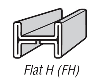 1/4 Flat H Brass Came - Strip, Zinc, Copper & Brass