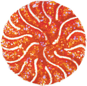 White 10 Fusible Glass Circle, Glass Circles