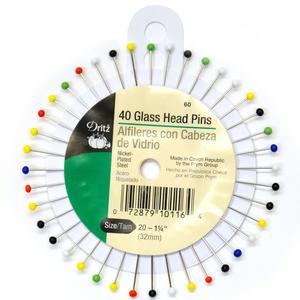 Glass Head Pins