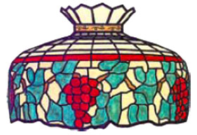 22 TRADITIONAL GRAPE lamp pattern