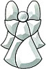 Floating Angel Bevel Cluster