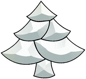 Christmas Tree Bevel Cluster, Bevel Clusters Sale