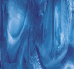 Bullseye Blue, White Streaky