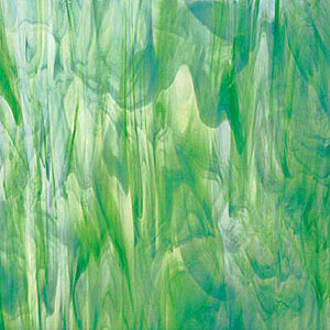 Spectrum White & Dark Green Opal, Semi Translucent Opal