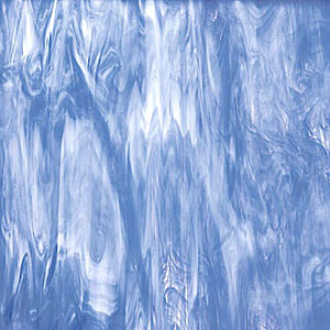spectrum pale blue & white opal, Translucent Opalescent