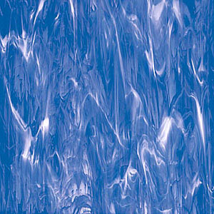 spectrum light blue & white wispy, Wispy Opalescent