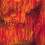 Spectrum Ruby Red/ Amber Streaky Waterglass
