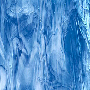 spectrum sky blue, dark blue, white, opal, Translucent Opalescent