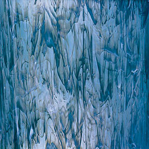spectrum steel blue & white wispy, Wispy Opalescent