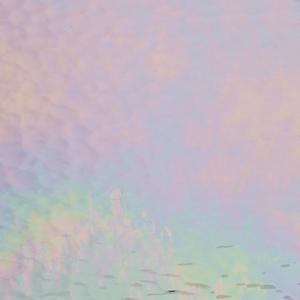 Spectrum Clear Hammered Idized, Clear Texture