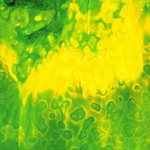 uroboros verdant green with lemon yellow mottled, Mottled